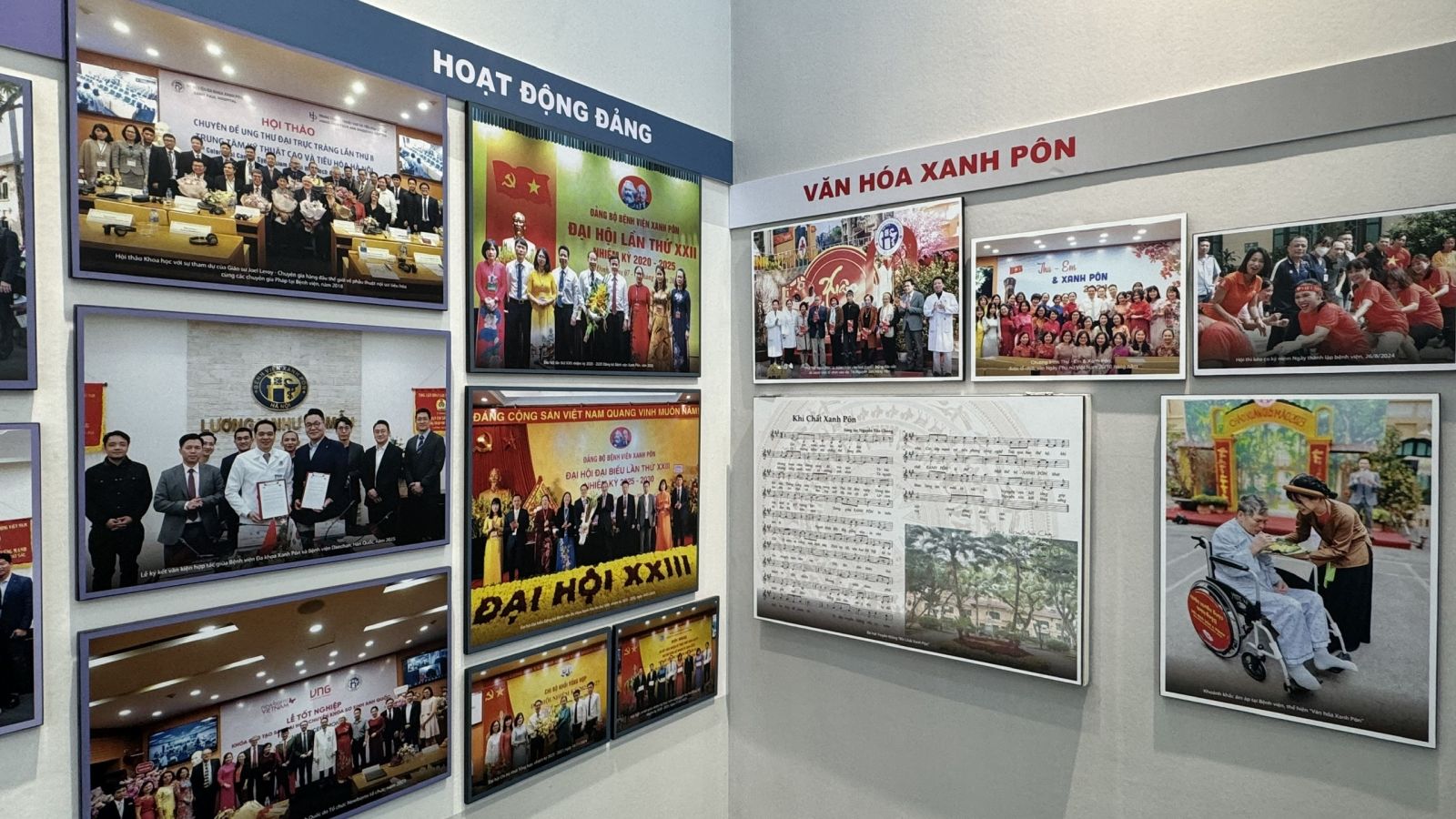 PHÒNG TRUYỀN THỐNG BỆNH VIỆN ĐA KHOA XANH PÔN: NƠI LỊCH SỬ HỘI TỤ, TIẾP LỬA CHO TƯƠNG LAI