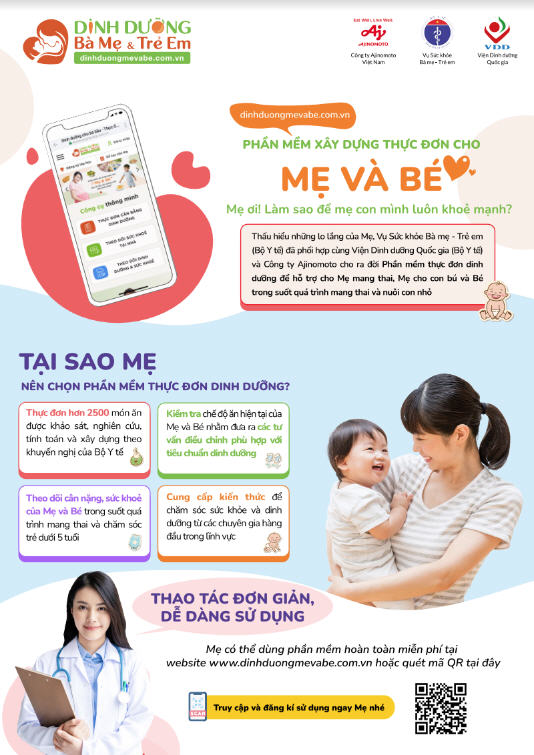 Dinh dưỡng mẹ và bé – Nền tảng cho sự phát triển toàn diện